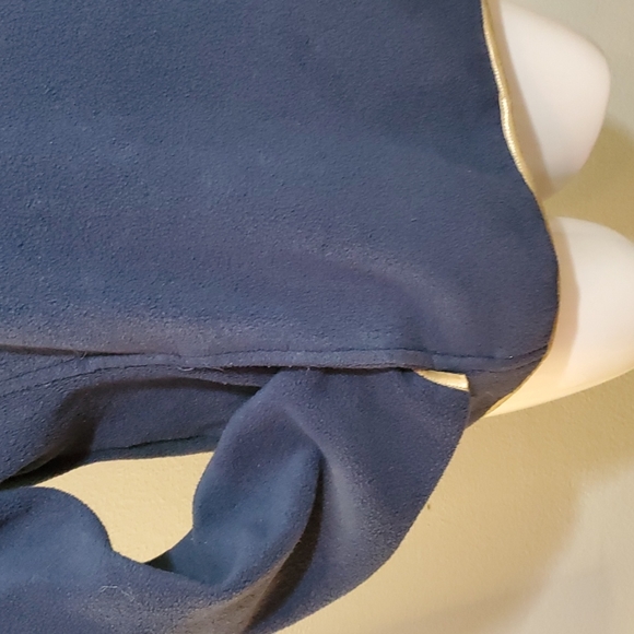 NFL for Her Blue Los Angeles Rams Quarter Zip Warm Pullover w/Gold Trim-Sz M - Picture 6 of 17